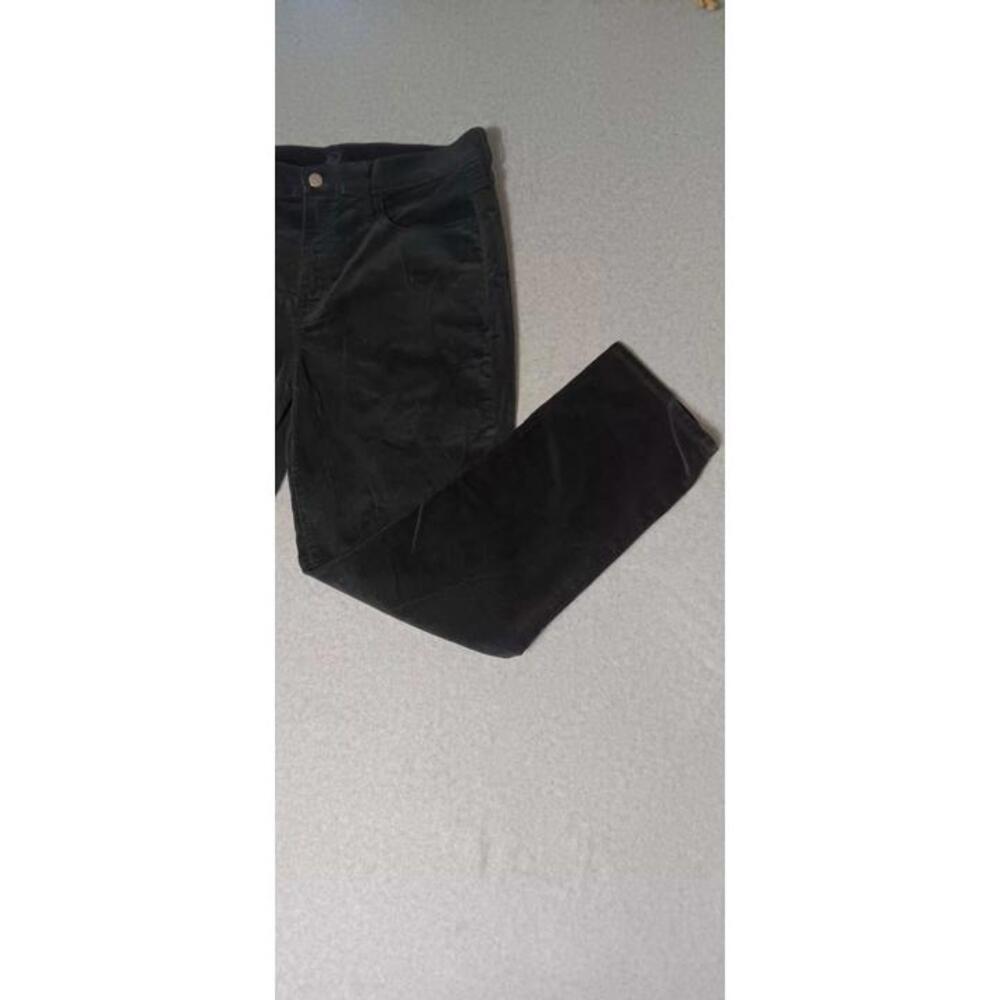 J.Crew Factory Womens Corduroy Pants Size 32 Black Bootcut Stretch Slacks - Picture 7 of 12